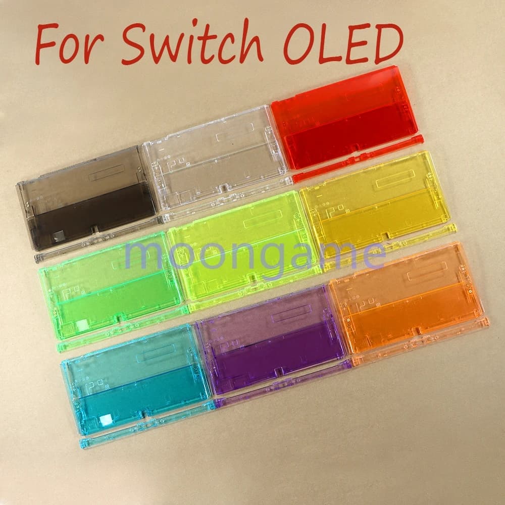 1 set custodia protettiva trasparente per guscio host per interruttore OLED per parti di ricambio guscio host OLED NS