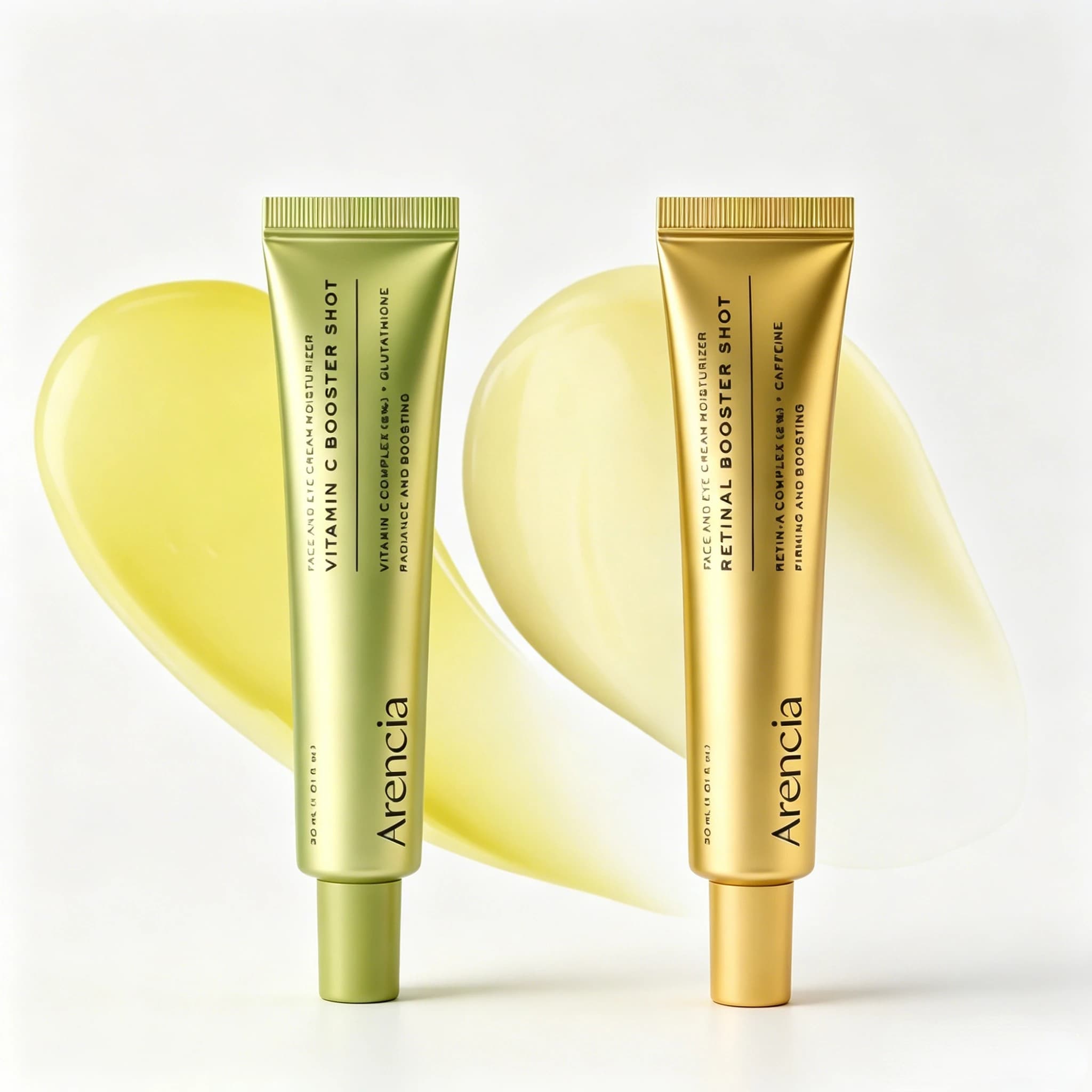Siero Avanzato Booster Shot con Retinolo e Vitamina C - La Caffeina attenua le macchie scure, illumina, minimizza i pori, per la cura della pelle giorno e notte