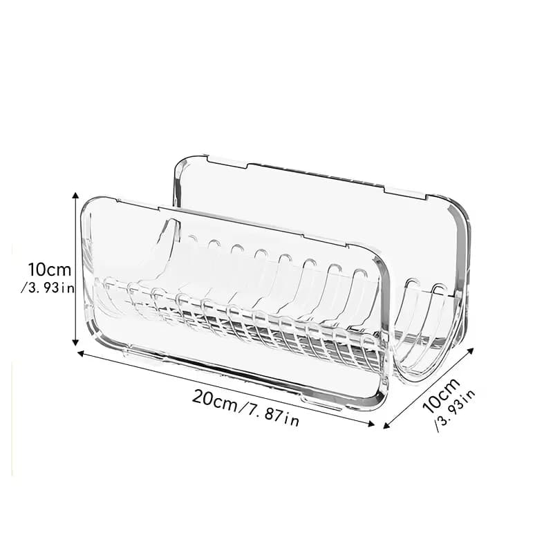 Three-Piece Hair Styling Tool Organizer Set - Curling Iron/Wand Storage Rack Hair Dryer Holder Straightening Brush Organizer Box