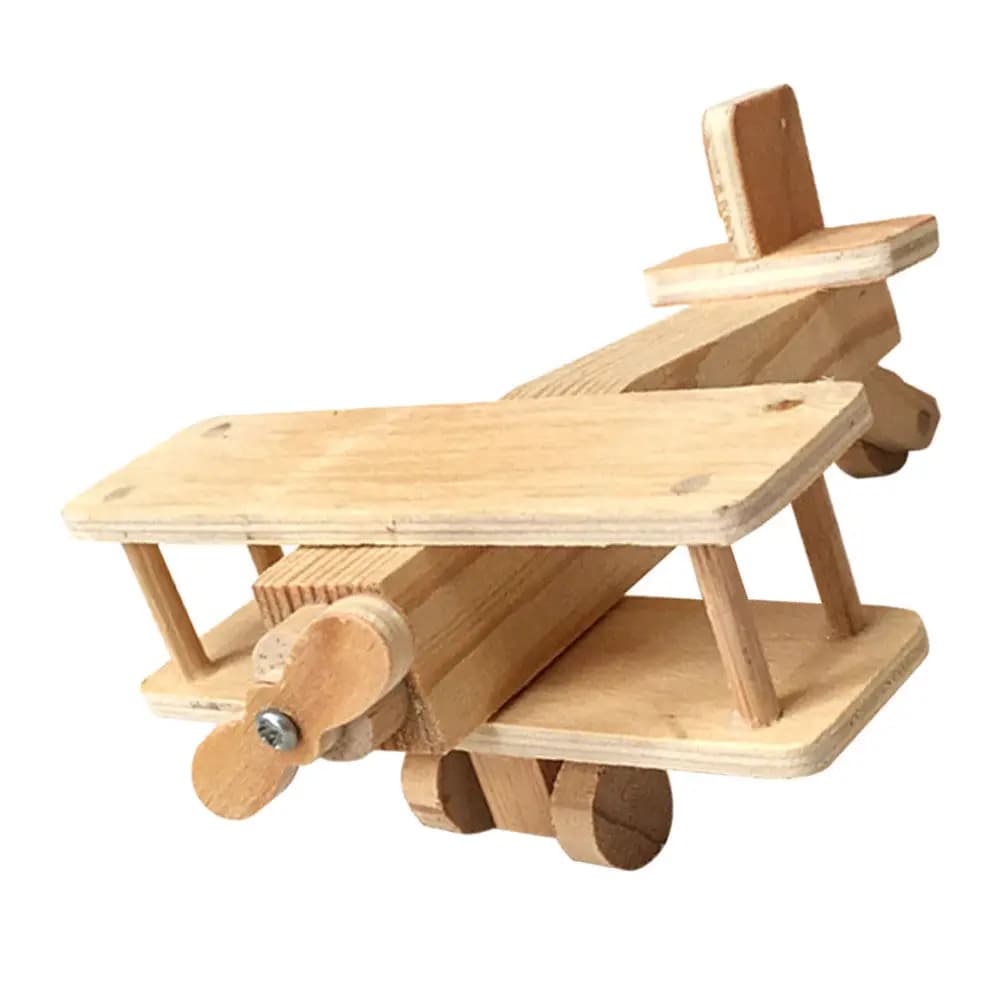Puzzle 3D in Legno da Assemblare, Decorazione da Scrivania Creativa ed Educativa, Modellino di Casa in Miniatura