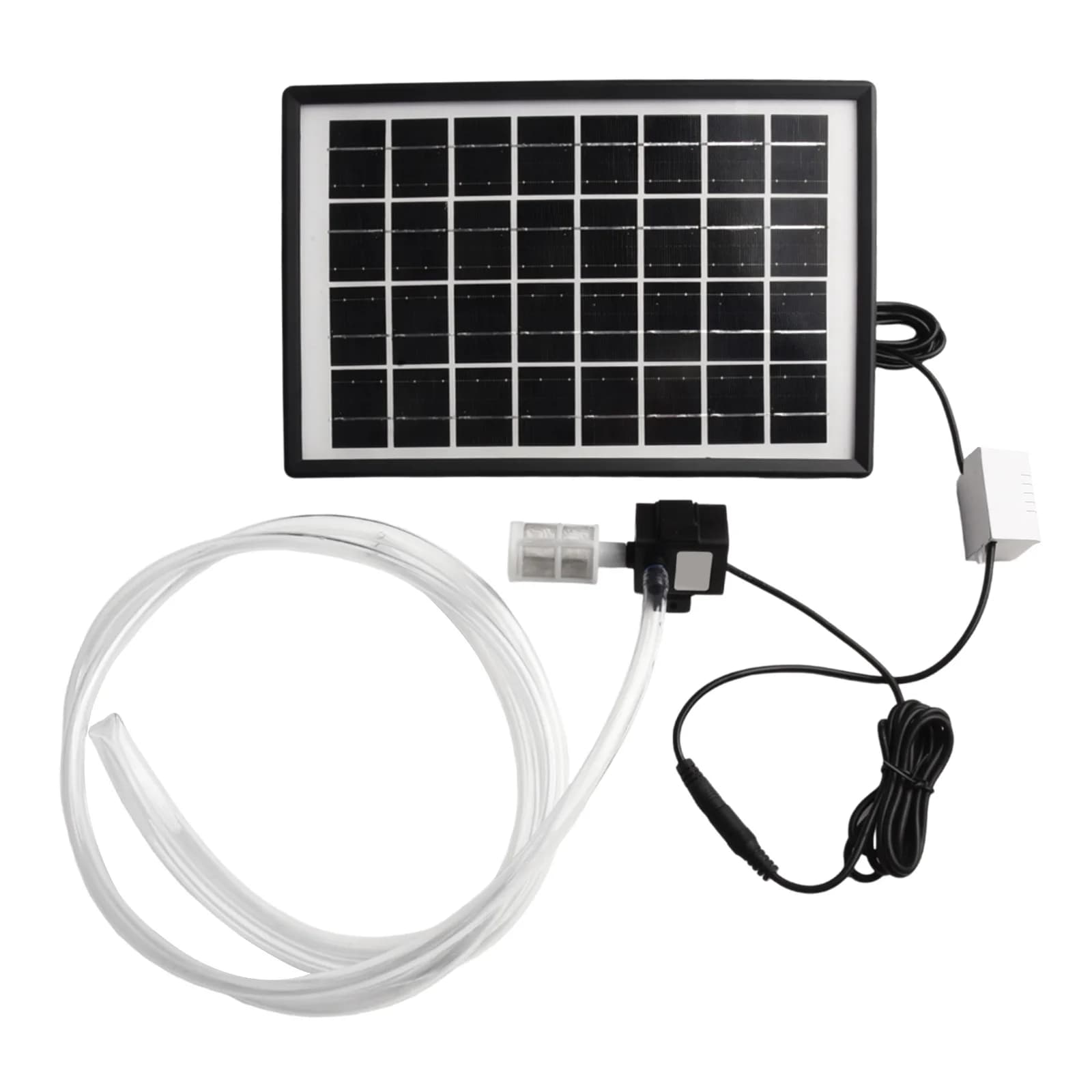 6W 9V Pannello Solare Generazione di Energia Fotovoltaica Pompa Acqua Solare 12VDC Circolazione Stagno di Pesci Ossigeno Pompe Sommergibili Acquari
