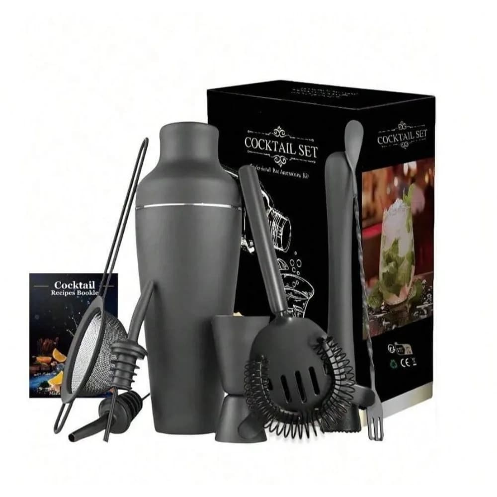 Set shaker per cocktail, set da bar Set per bevande per miscelazione cocktail, strumenti da bar professionali e strumenti da bar per bevande domestiche, set da barista