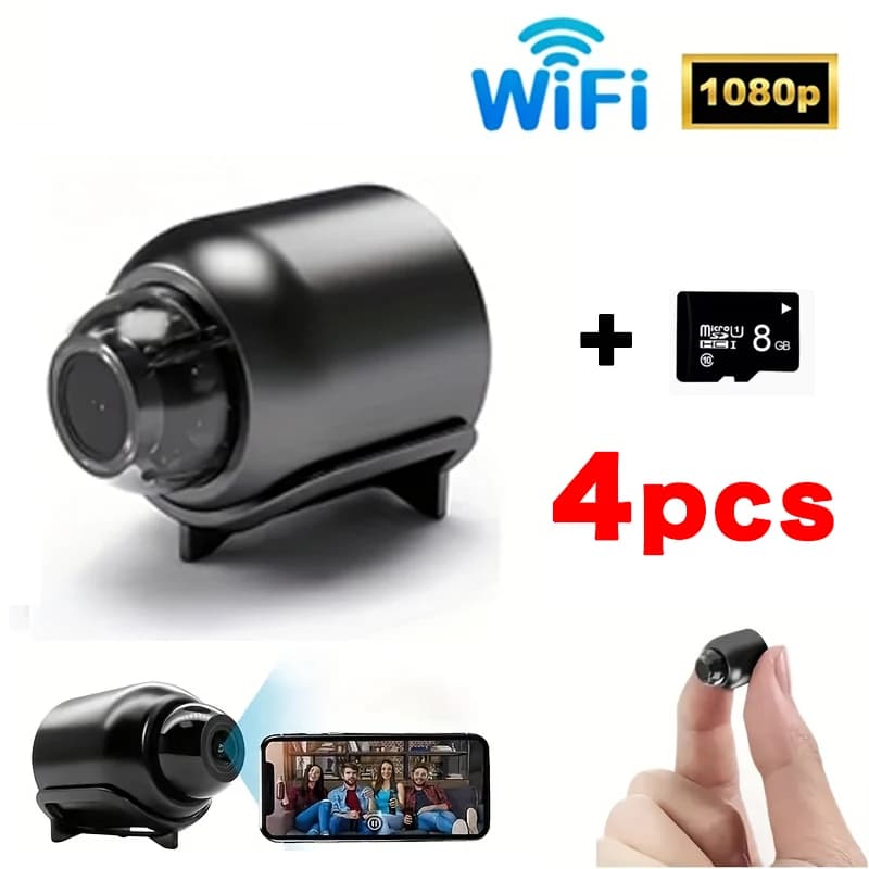 HD Mini Camera WiFi 1080P Remote Wireless Video Recorder Home House Pet Dog Kids Safety Monitoring Security For Iphone Battery
