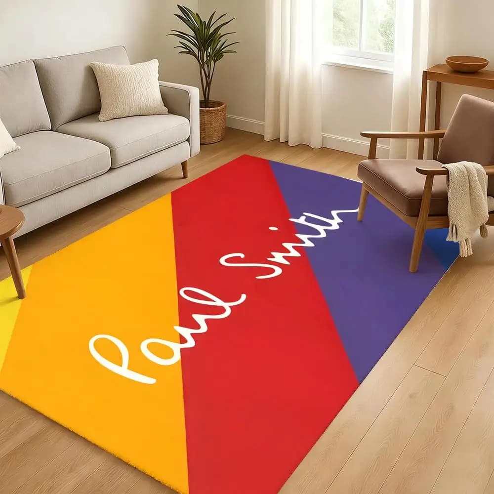 Tappetino da Pavimento SmithS FashionS-P-Paul, Morbido e Spesso, Antiscivolo, per Soggiorno, Arredamento Casa, Tappeti in Flanella