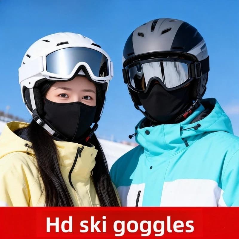 Occhiali da Sci con Montatura Grande, Lenti Antiurto e Antiriflesso, per Sport all'Aperto, Arrampicata, Ciclismo, Snowboard e Sci