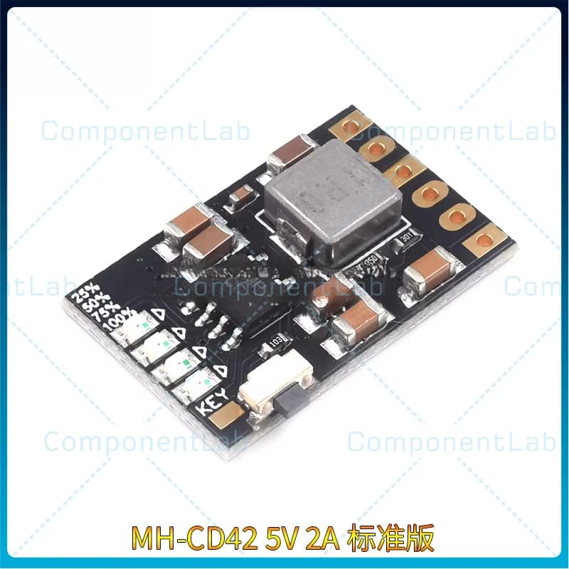 10-50 pz MH-CD42 5V 2A Modulo Caricabatterie e Scaricabatterie Scheda di Protezione Step-Up per Batteria al Litio Fai da Te Power Bank