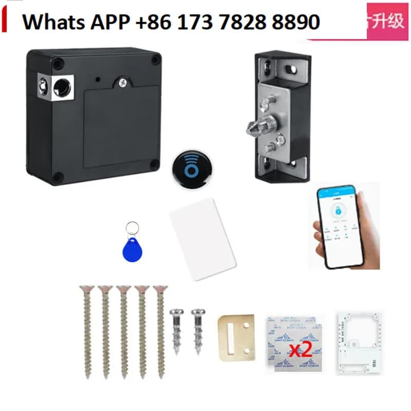 app Bluetooth telefono cellulare NFC serratura invisibile sensore di carta magnetica cassetto dell'armadio porta scorrevole armadietto scarpiera apertura gratuita