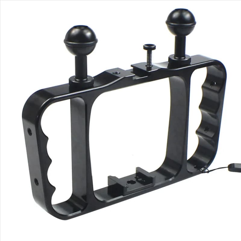 CLCU Stabilizzatore a doppio impugnatura per immersioni e selfie stick per fotocamera GoPro 13, ideale per sport subacquei, fotografia e selfie