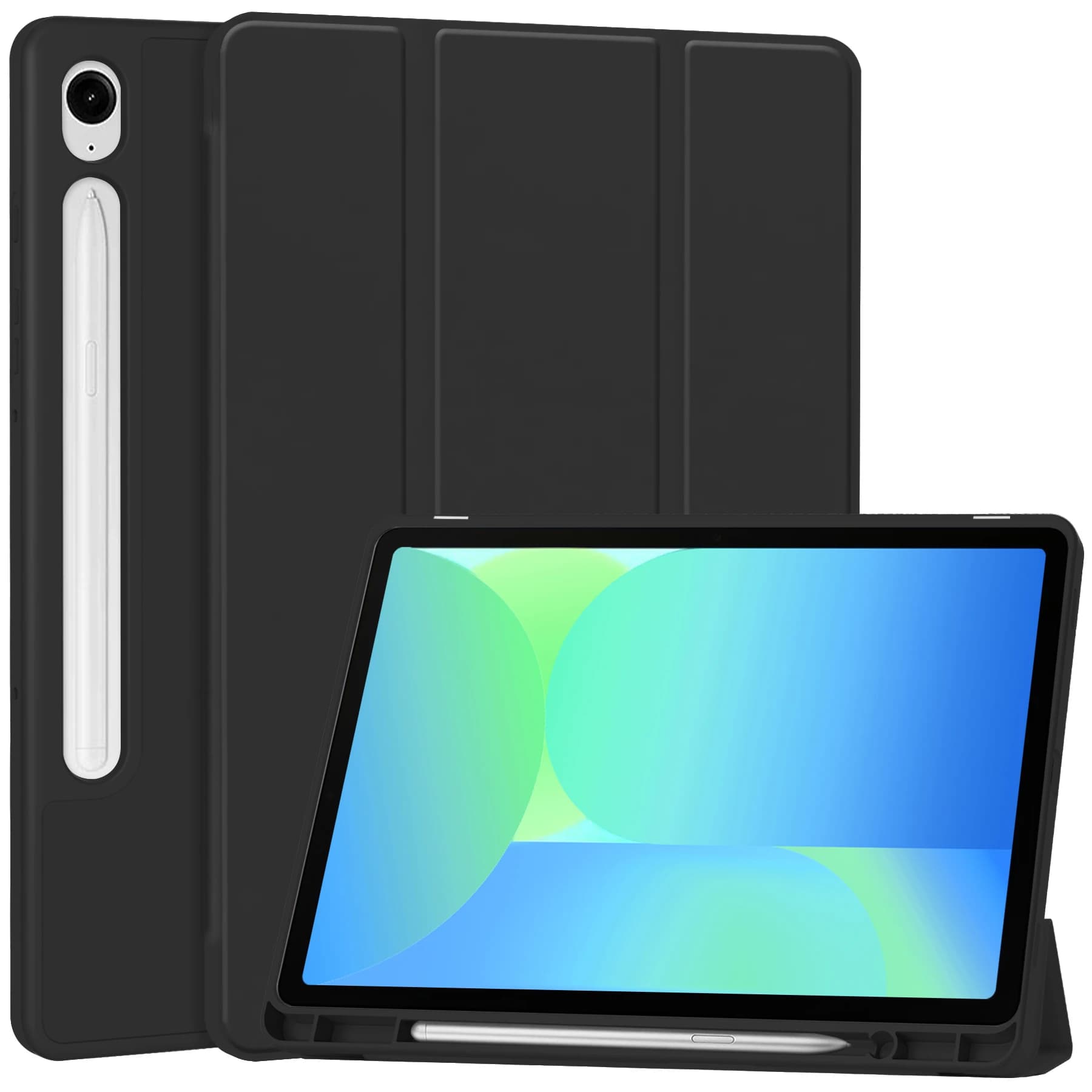 Custodia Morbida in TPU per Tablet Samsung Galaxy Tab S10 FE Plus 13.1 Pollici SM-X620 SM-X626 con Porta Penna