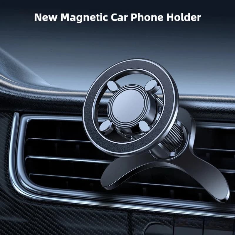 Car mobile phone holder Car navigation bracket Metal out of trend magsafe Magnetic multi-function bracket