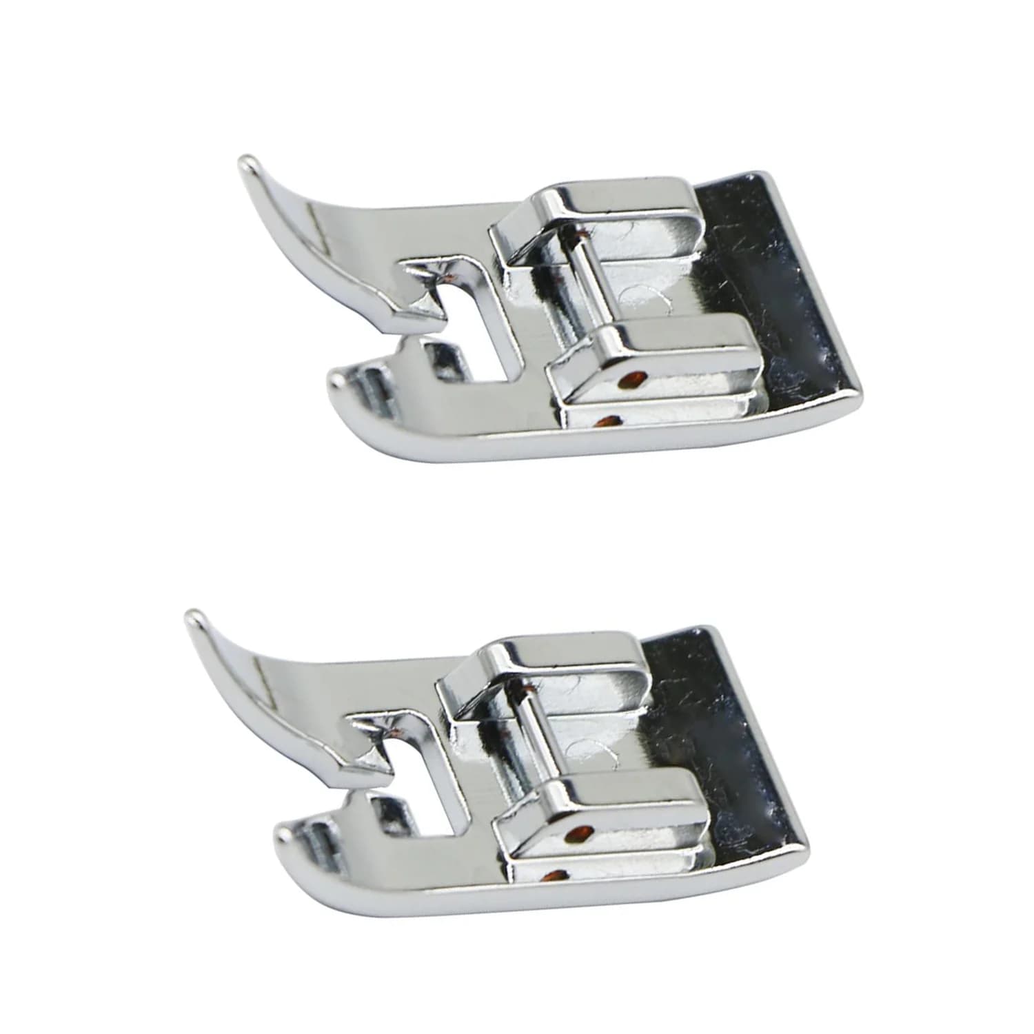 2pcs Zig Zag Straight Stitch Presser Foot Set Snap-On Foot for Household Sewing Machines Universal Household Sewing Machine
