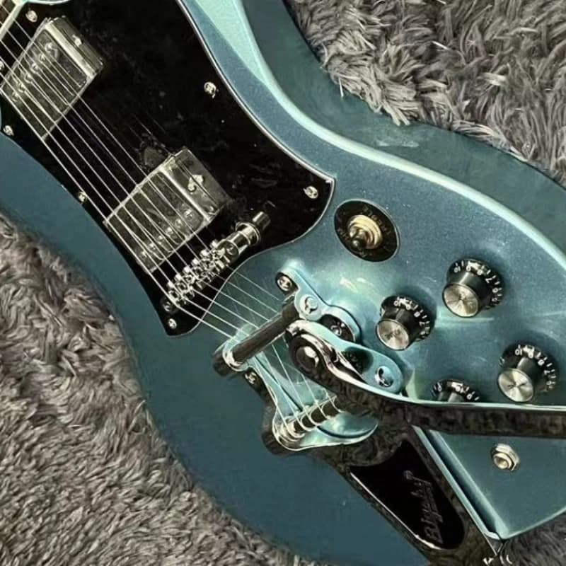 Chitarra Elettrica Blue SGS Tune-O-Matic Bridge 6 Corde con Pickup HH, Adatta per Principianti e Professionisti, Spedizione Gratuita, Offerte Imperdibili