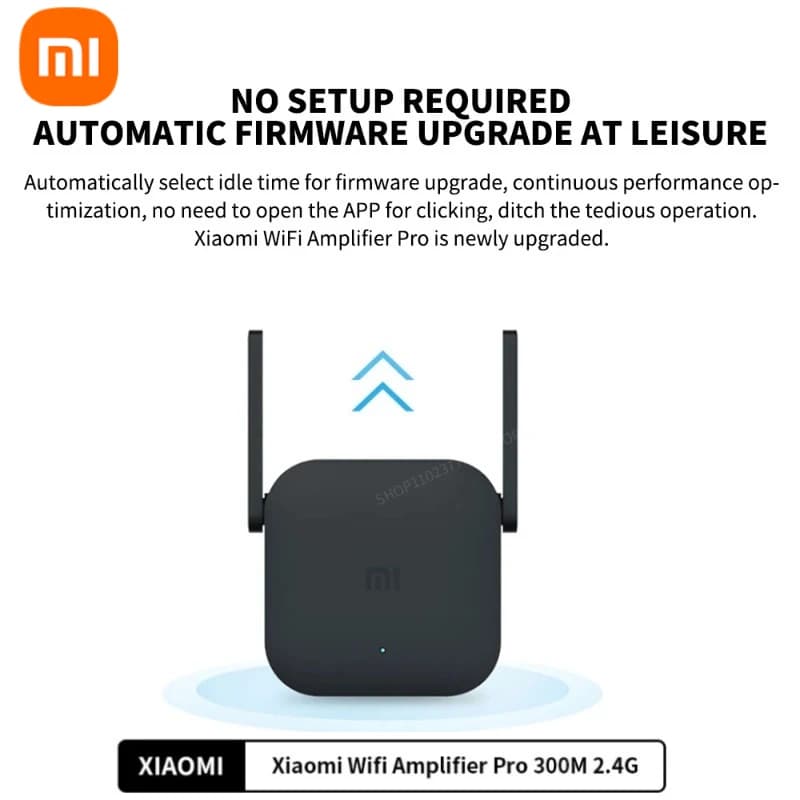 Originale Xiaomi Amplificatore Wifi Pro 300M 2.4G Ripetitore Espansore di Rete Gamma Extender Roteader Mi Router Wi-Fi Wireless