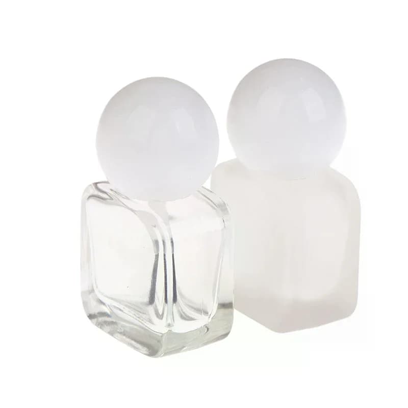 1 pz 10 ml bottiglie vuote per smalto bottiglie di gel per unghie in vetro trasparente con tappo a pennello strumento per nail art per olio per unghie