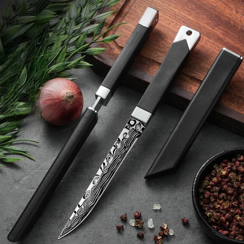 XTL-Seiko Black Warrior Pocket Knife mangiatore di carne coltello da tasca coltello da frutta coltelli da carne coltello da cucina professionale