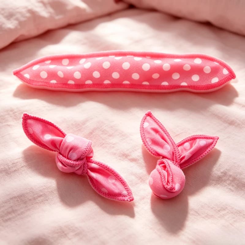 10Pcs Sleep Hair Curlers No‑Heat Sponge Hair Rollers Lazy Magic Foam Hair Styling Tool for Natural Big Wave No‑heat Hair Rollers