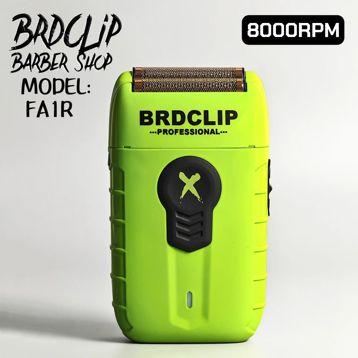 Professional BRDCLIP FA1R Electric Razor 8000RPM Haircut 1200mAh ABS Shell Oil Head Salon Whitening Hair Cutting for Man