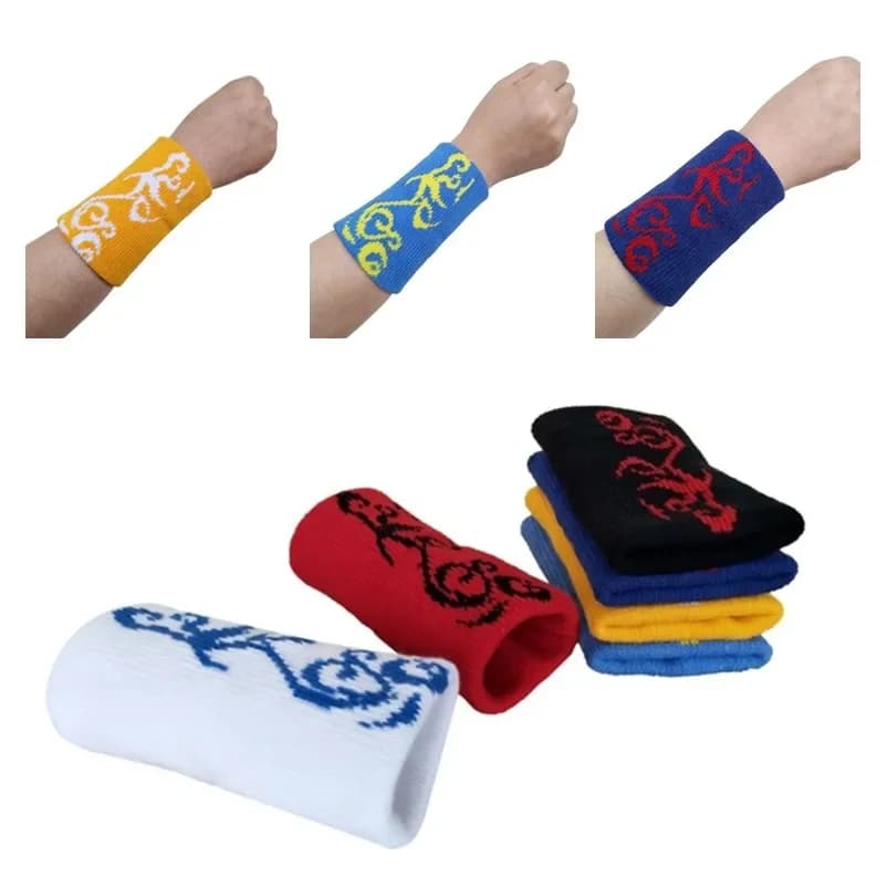 1pc Nuovi Braccialetti CALDI Sport Fascia per il sudore Fascia per la mano Sudore Supporto per il polso Brace Avvolge Protezioni per palestra Pallavolo Basket Sport