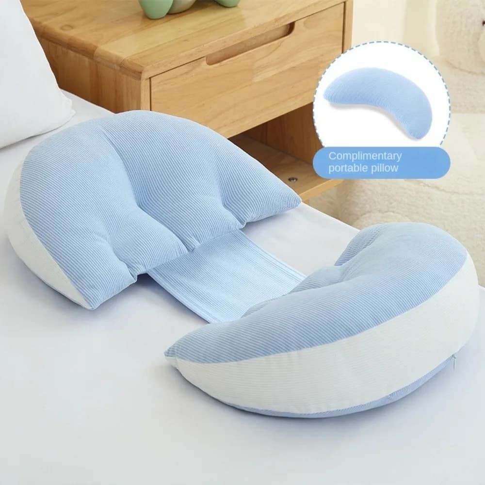 Pregnant Women's Waist Pillow U Shaped Soft Maternity Pillow Comfort Abdominal Support Pregnancy Cushion Sleeping Pillow
