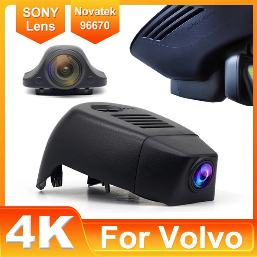 4K 2160P Plug and play Dash Cam for Volvo V60 Cross Country S60 2018 ~ 2022 Factory Original Look Easy to Use Car Video Recorder