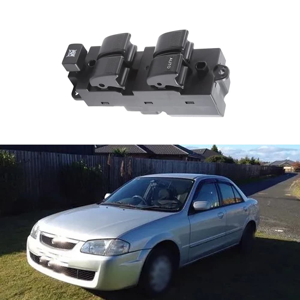 1 pz Interruttore alzacristallo elettrico per MAZDA FAMILIA BJ 1998-2003 Solo adatto ai modelli RHD B27A-66-350 Interruttore di comando alzacristallo elettrico Parti di automobili