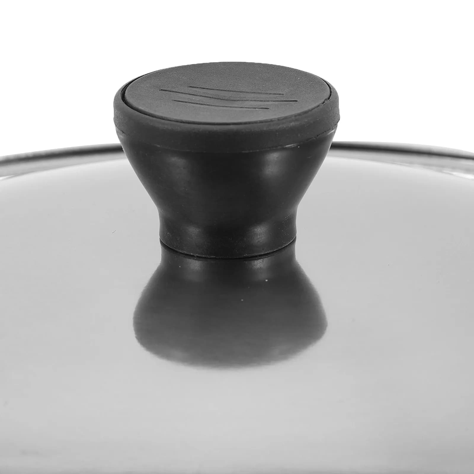 2 Pezzi Coperchio Universale in Acciaio Inox per Pentole, Liscio e Facile da Pulire, Resistente al Calore, per Uso Quotidiano in Cucina, Wok e Padella