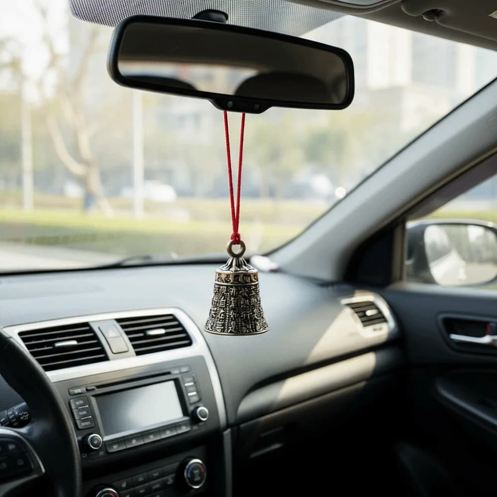 Wind Bell Brass Tibetan Bronze Delicate Small Gift Car Pendant Home Decoration Handicraft Bell Scripture Bell Heart Sutra Bell