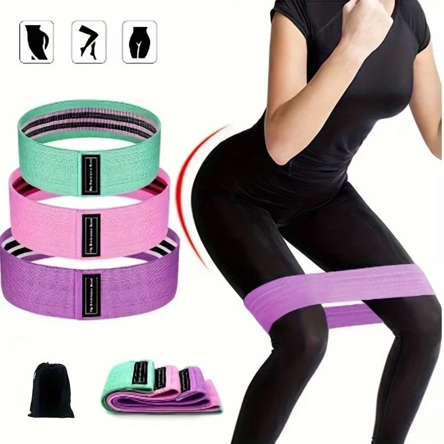 60/90/150 lbs Glutei Fabric Resistance Fax for Women, for Hip Thrust, Gym and Gym