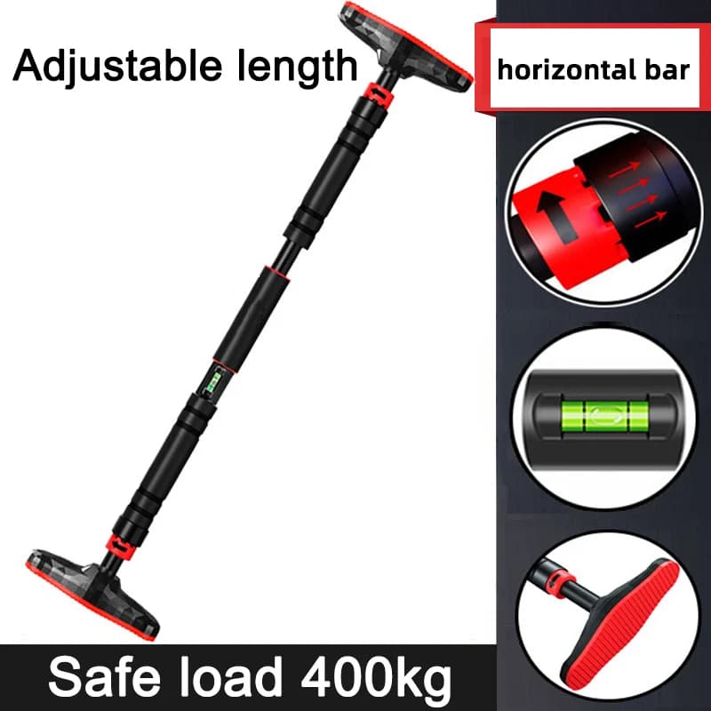 100-150 cm Door Pull Up Bar Strength Weight Training Adjustable Length Door Frame Pull-up Bar Fitness equipment 440 LBS Mento