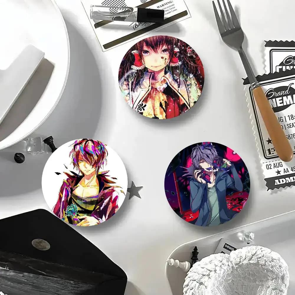 Spille in smalto rotonde in stile cartone animato Anime Magic IB per decorazione zaino e accessori