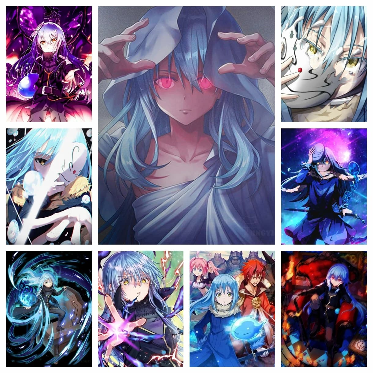 That Time I Got Reincarnated As A Slime Rimuru Tempest Diamond Painting Kit 5D Stitch Handmade Art Gift Crafts Home Decor Gift
