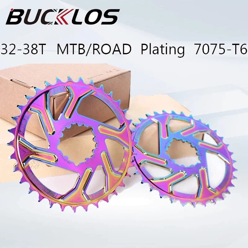 BUCKLOS Ruota di catena per bicicletta in lega di alluminio 32T 34T 36T 38T Anello per catena per mountain bike per XX1 X9 XO X01 Parte Mtb
