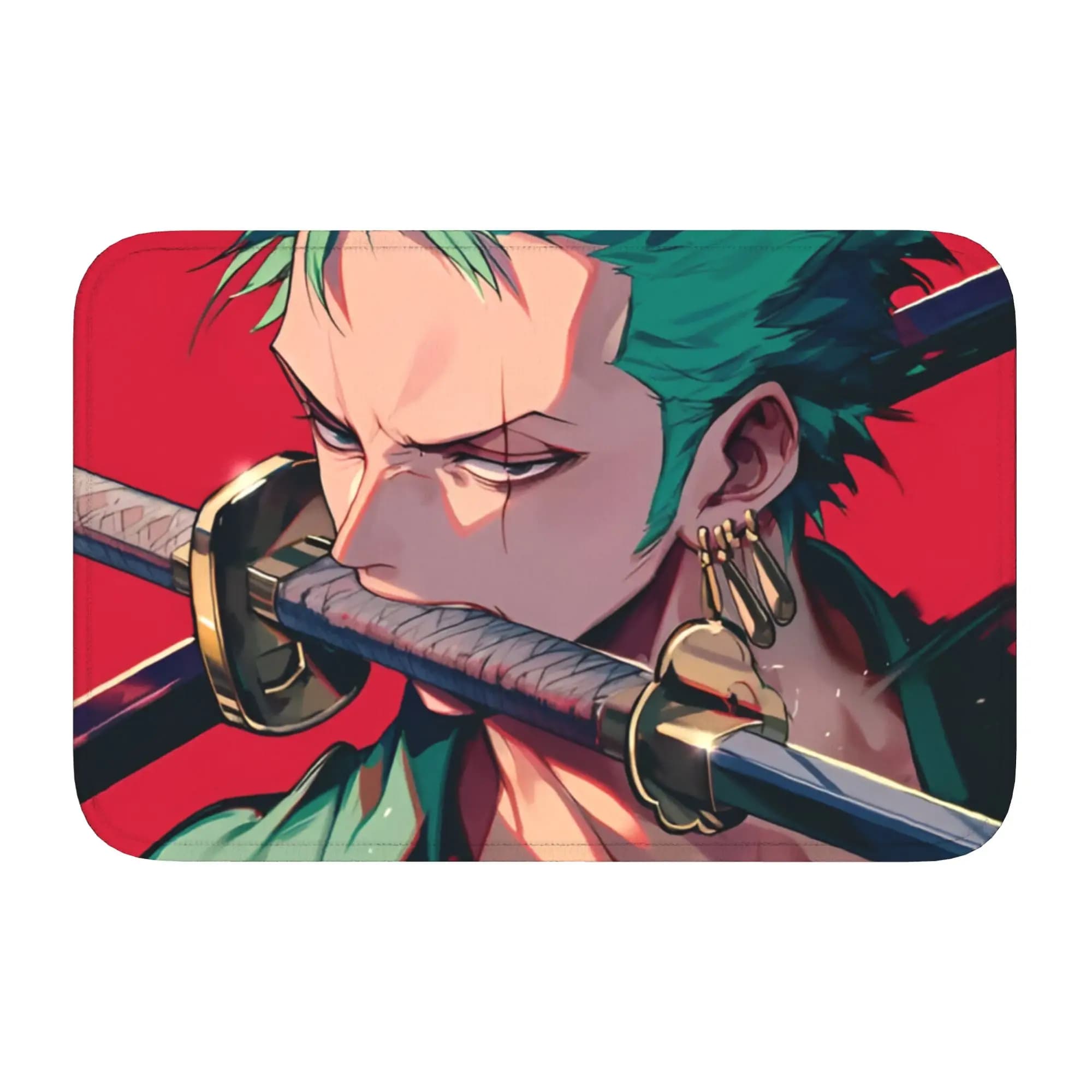 Tappetino di benvenuto per porta d'ingresso Zoro O-One P-Piece Anime, per esterni, cucina, bagno, camera da letto, tappeto, tappetino per i piedi