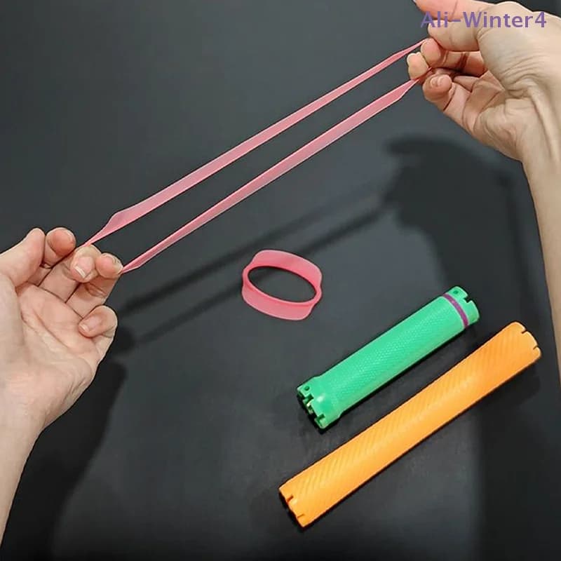 {HBA17} 20 Large/Small Parts in Silicone for Permanent Heat Resistant Elastic Rubber Rings for Hairstyles