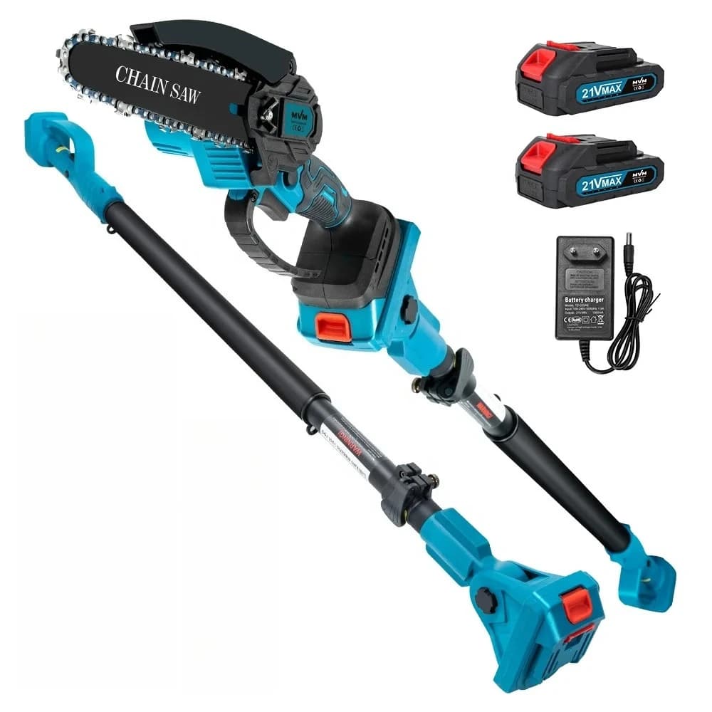 Outdoor Electric Telescopic Wire Saw With Long Rod, Wire Shears For Garden Pruning