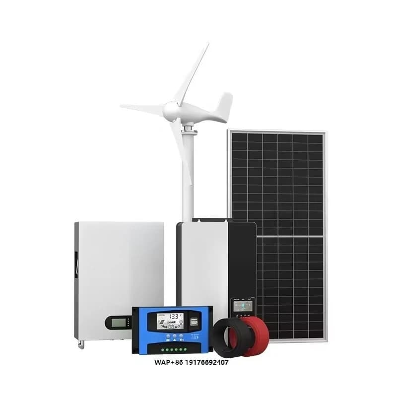 Sistema Ibrido Verticale Solare ed Eolico 1kw 1200w 1500w, Energia Rinnovabile con Pannello Solare