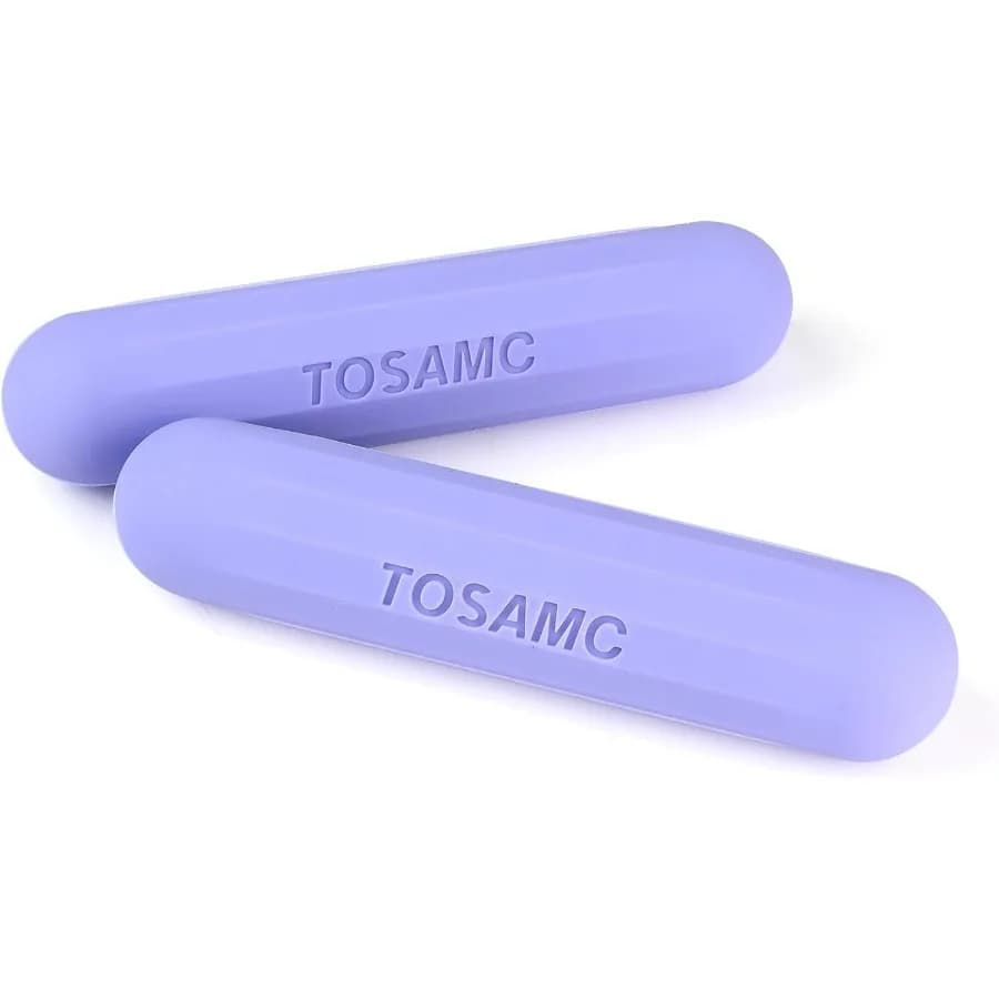 Hand weight bars with handlebars for women, 3 lb handlebars, 2 or 1 Kettlebell ring for walks, training, pilates, strength training