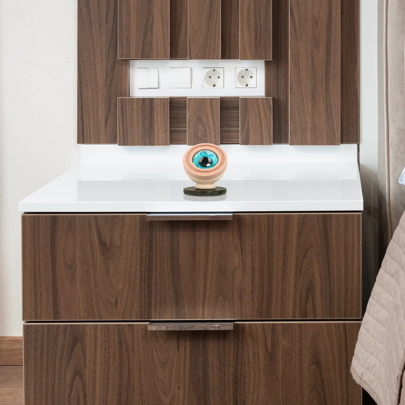 Diffusore di Aromi in Legno con Ampia Apertura per Oli Essenziali, Diffusore Passivo per Auto, Soggiorno, Ufficio, Camera da Letto, Decorativo in Legno Naturale