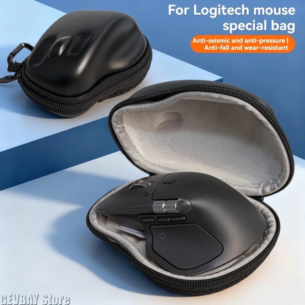 Hard Wireless Gaming Mouse Case Carrying Storage Bag for Logitech MX Master 4/3S Waterproof Computer Mice Keyboards Accessories