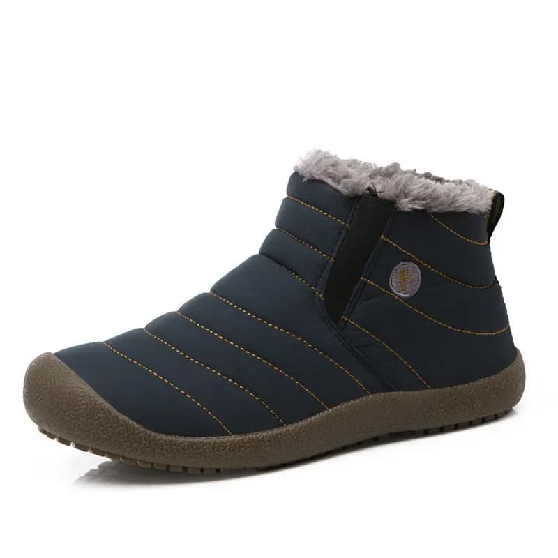 Stivali da Neve Uomo e Donna, Nuovi Stivali da Neve in Peluche, Stivaletti per Coppie, Scarpe Casual Antiscivolo Calde Imbottite in Cotone