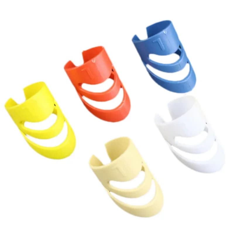 4 pz Chitarra di Plastica Pollice Dito Chiodo Punta Delle Dita Plettri Ukulele Protezioni ALaska Pik Finger Pick per Chitarra Elettrica Acustica