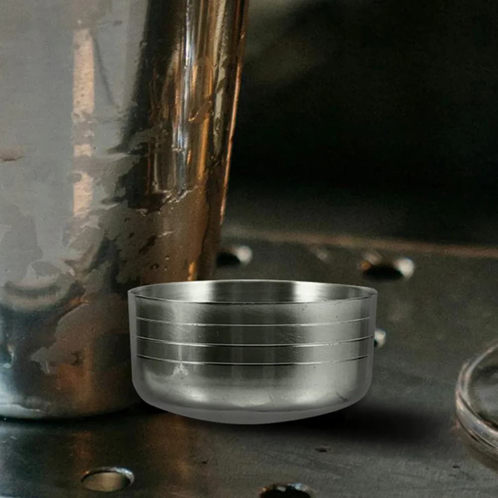 2 Pezzi Coperchi di Ricambio in Acciaio Inossidabile per Shaker, Coperchio Antigoccia per Cocktail, Accessori per Mixer da Bar