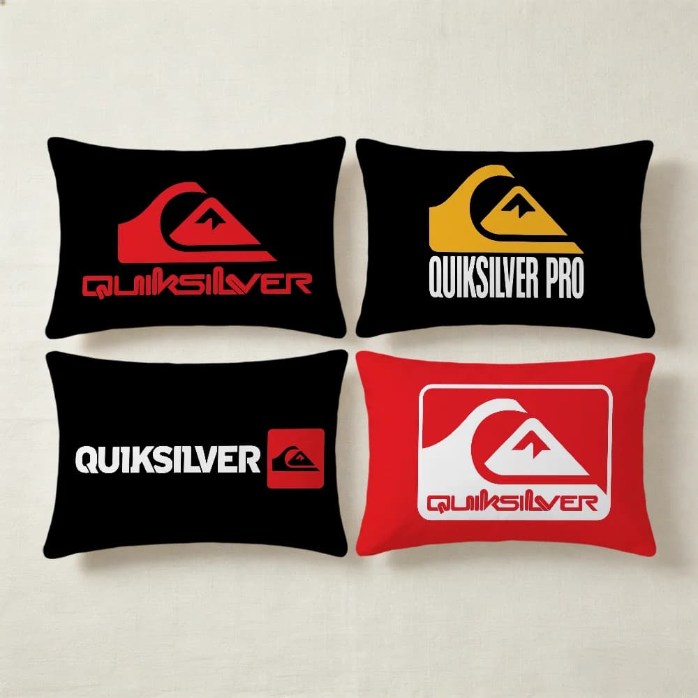 Fodera per cuscino Classic Surf LOGO Q-Quiksilver, prodotto di successo, per divano, soggiorno, decorativa, bifacciale, morbida.