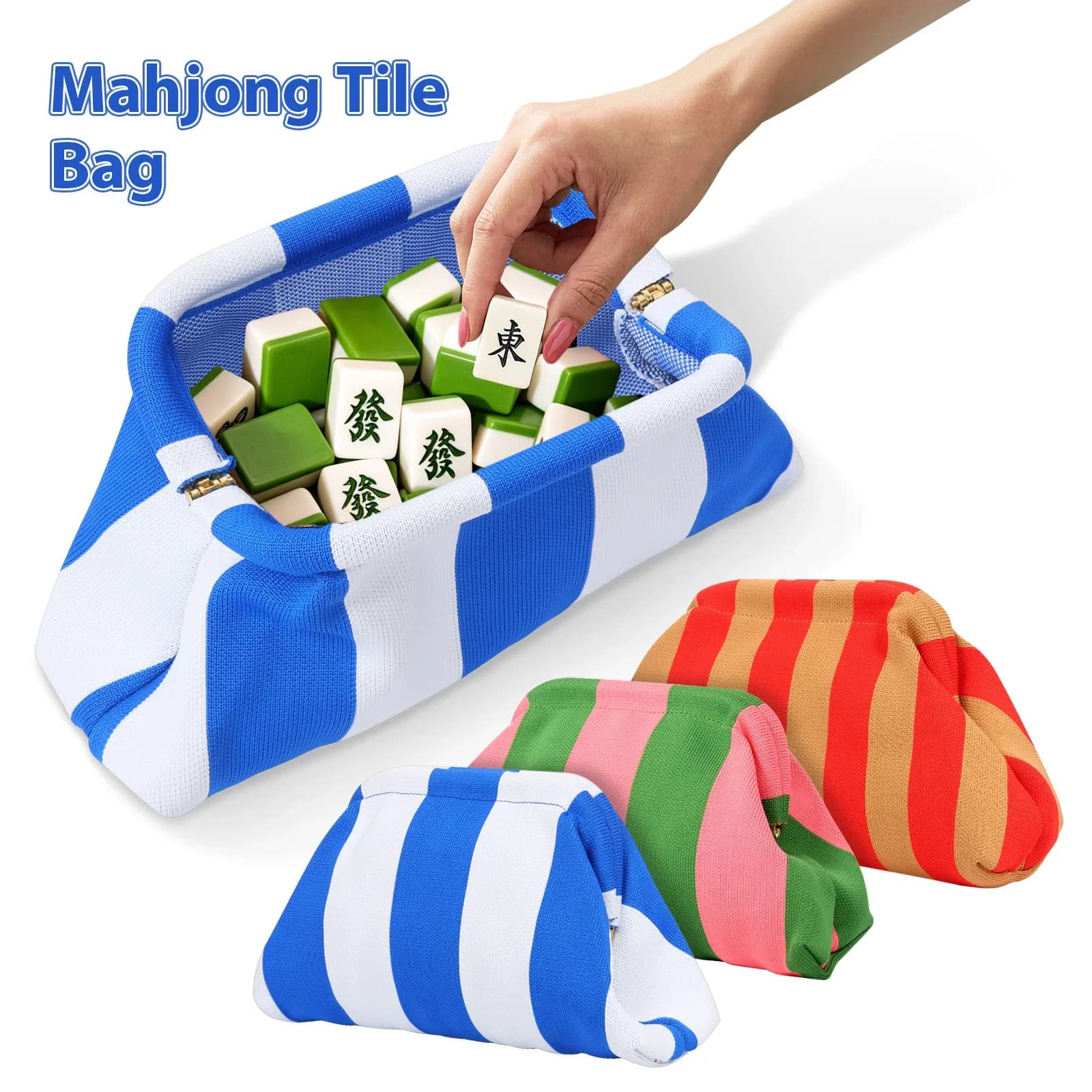 Mahjong Tile Storage Bags Protective Table Game Carrying Organizer Mahjong Carrying Bags For Outdoor Travel