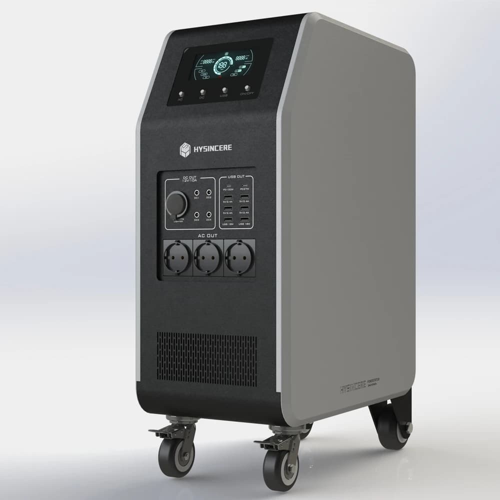 【Caldo】 Vendita calda Stazione di alimentazione da 3500 W Generatore di batterie solari da 3 Kva 5000 W 220 V Generatori portatili solari elettrici per pannello solare