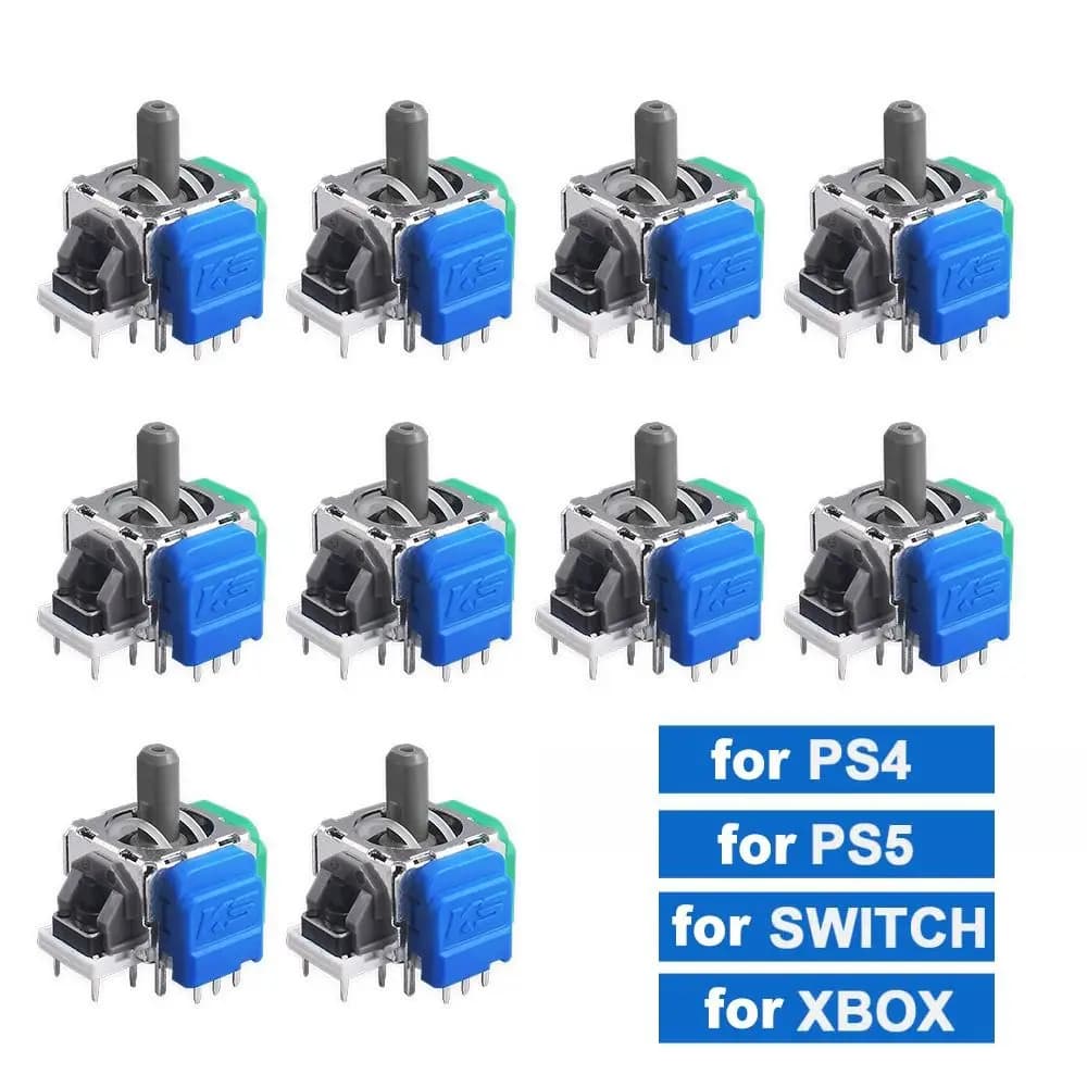Anti-Drift TMR Joystick Elettromagnetico 3D Analogico Durevole ThumbStick Accessori di Gioco ad Alta Precisione per PS5/PS4/Xbox/Switch Pro