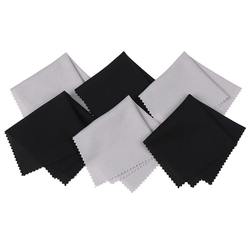 10Pc Ultra-fine Fiber Eyeglass Cloth Sunglasses Lens Cleaning Cloth Double-sided Velvet Instrument Cleaning Cloth Eyeglass Cloth