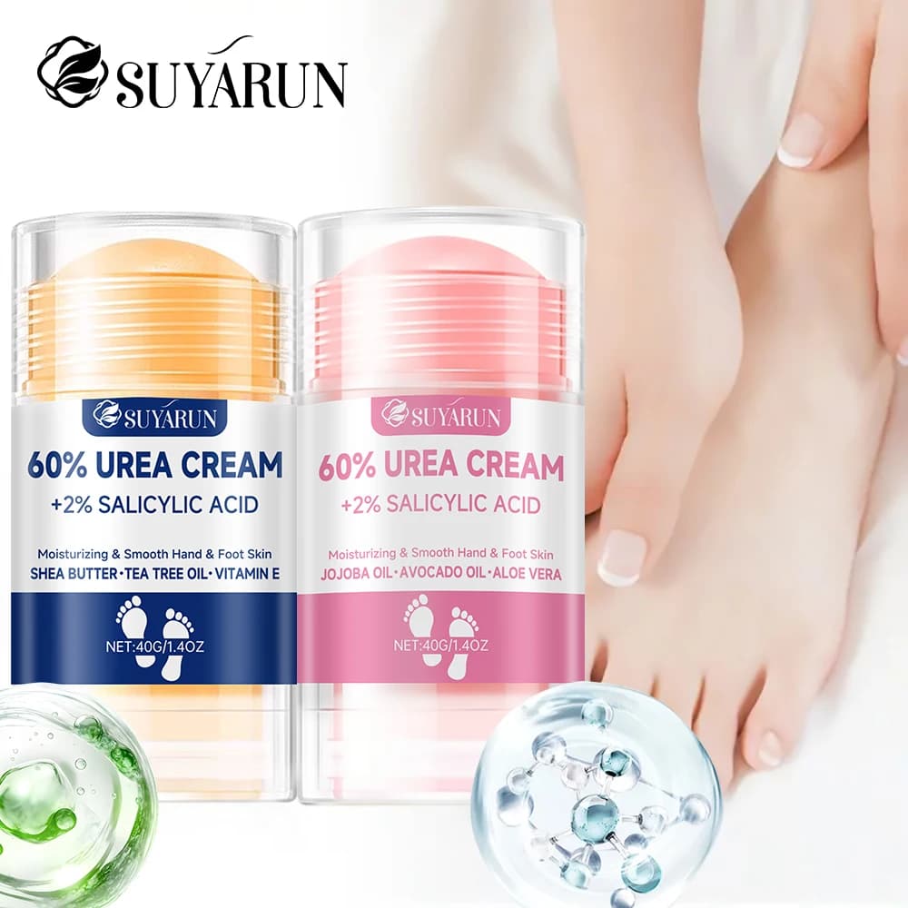 ♪ Hydrating and exfoliating, Screpolated heel repair, Deep hydration for dry feet, Long protection.
