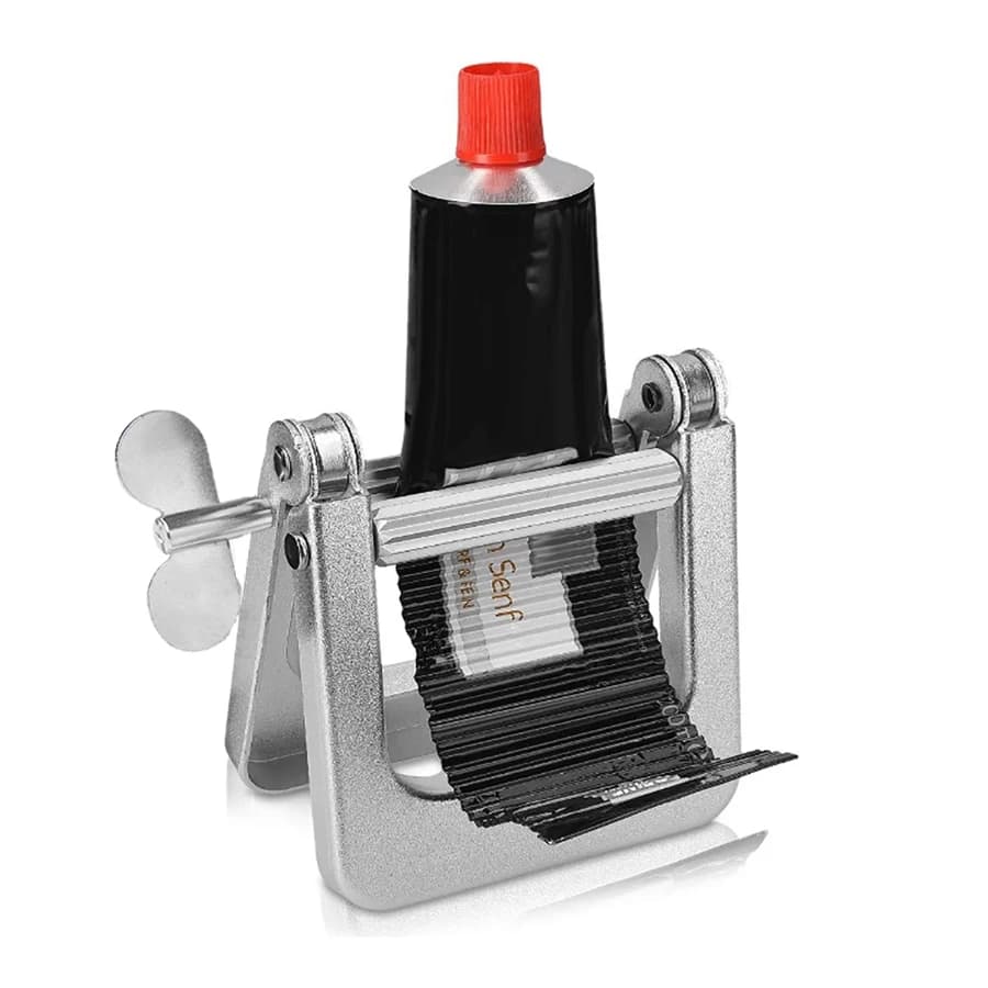 Metal Spremitube - Large Multifunctional Roller Dispenser for Dentifricio Pipes, Hair Tincing, Paint, Dispenser Tool