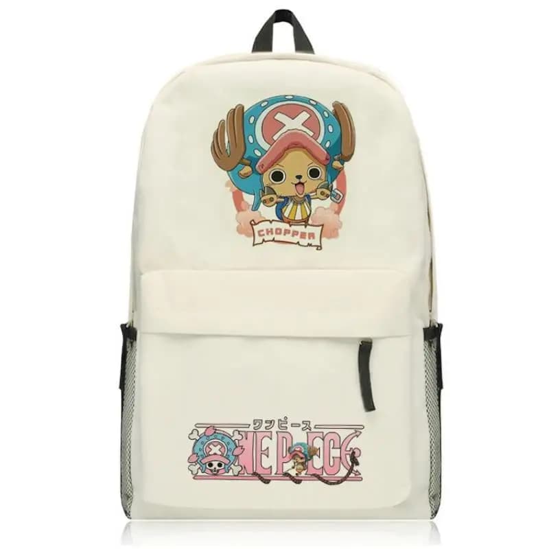 Zaino Anime One Piece Luffy Zoro Law Chopper, Zaino Cartoon 2D, Borsa Cosplay Leggera, Zaino Scolastico per Ragazzi, Ragazze e Studenti